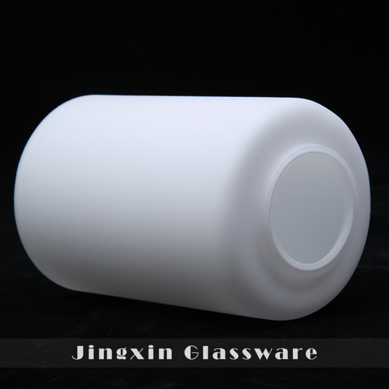 Milk White Cylinder Glass Lamp Shade high quality