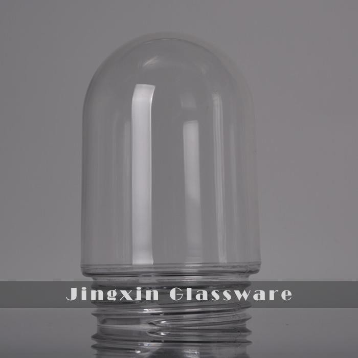 Európska lampa z číreho skla v dizajne U pre reštauráciu